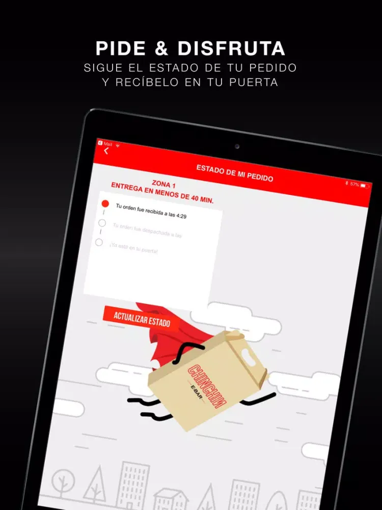 Tangkapan layar ChinChin iPad 