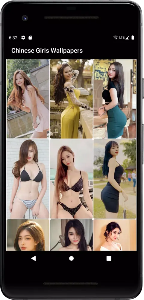 Sexy Chinese Girls Wallpaper スクリーンショット