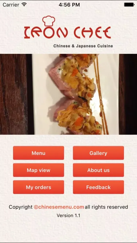 Tangkapan skrin Iron Chef