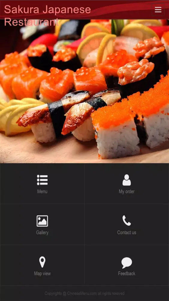 Tangkapan skrin Sakura Japanese Restaurant