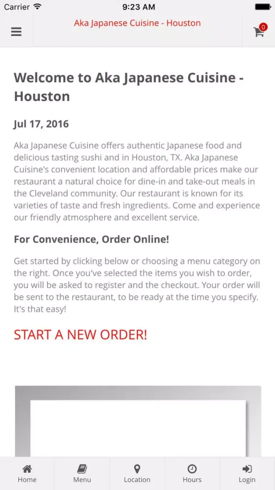 ภาพหน้าจอของ Aka Japanese Cuisine - Houston Online Ordering