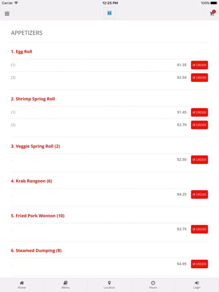 تصاویر Asian Wok - Louisville Online Ordering iPad 