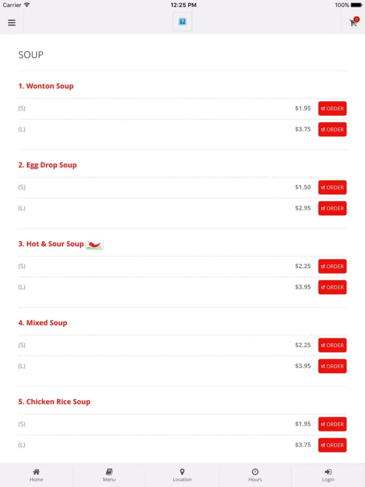 تصاویر Asian Wok - Louisville Online Ordering iPad 