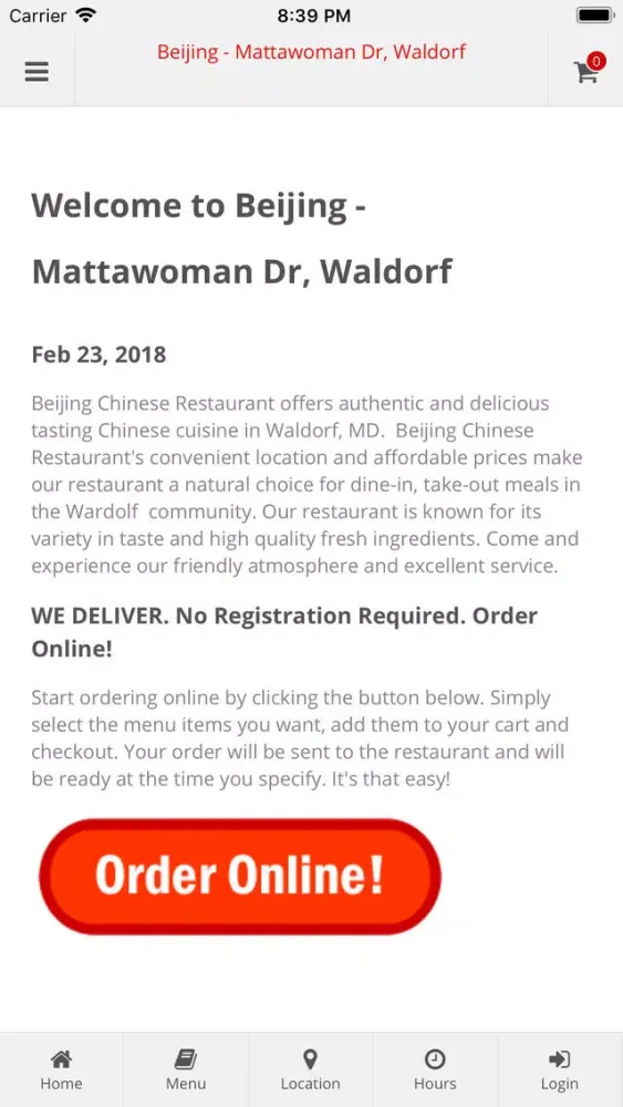 Beijing Restaurant Waldorf應用截圖
