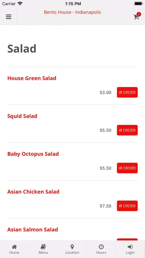 Captures d'écran de Bento House Indianapolis