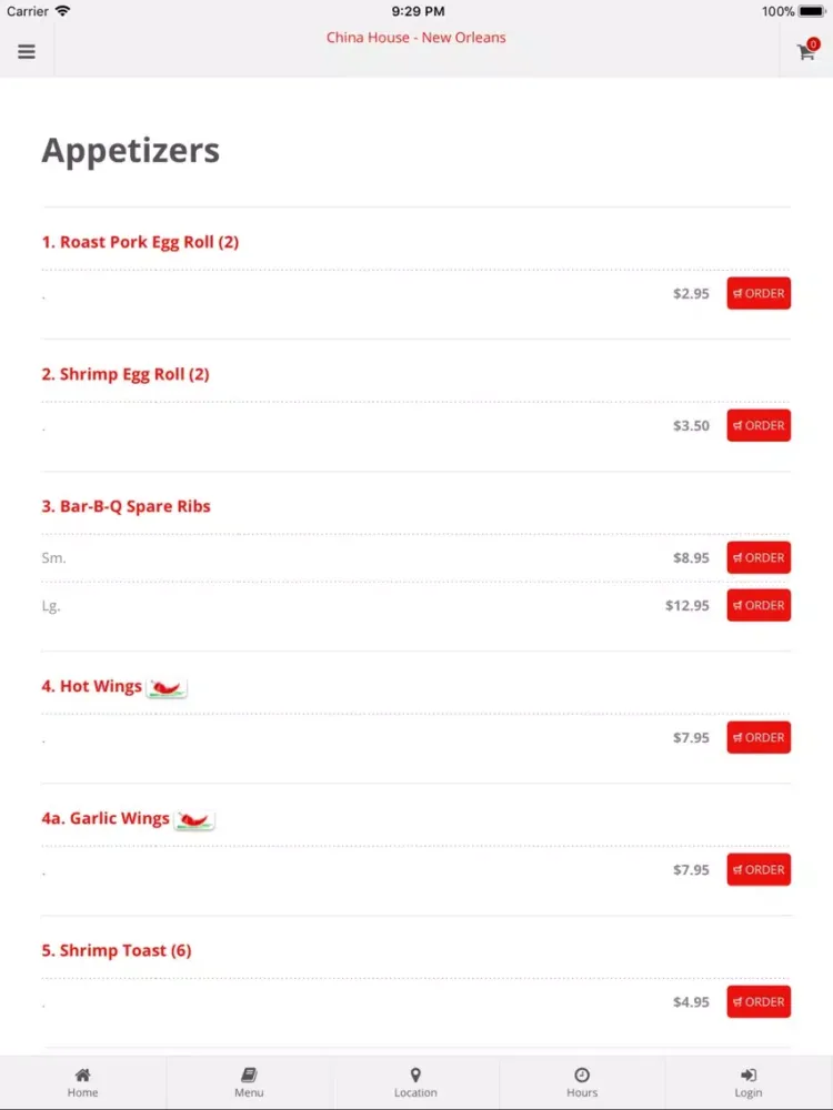 China House New Orleans iPad 应用截图
