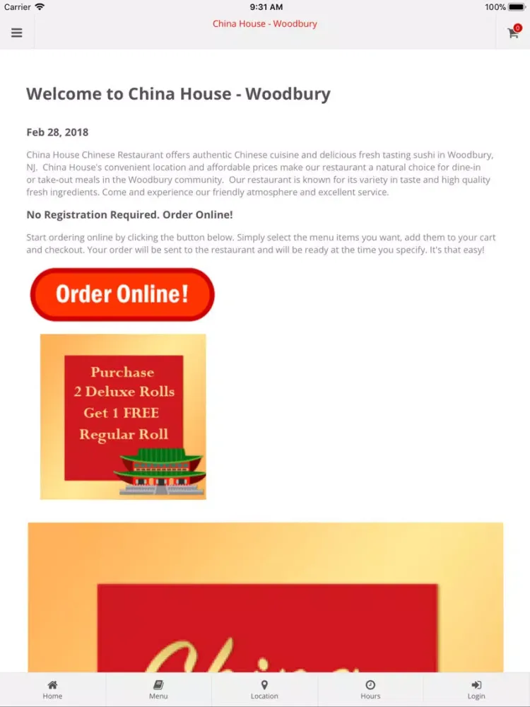 تصاویر China House Woodbury iPad 