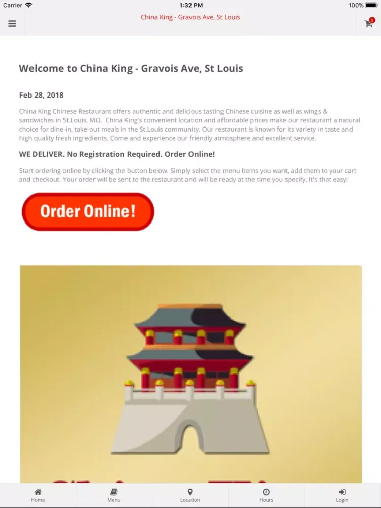 China King St Louis iPad  스크린샷