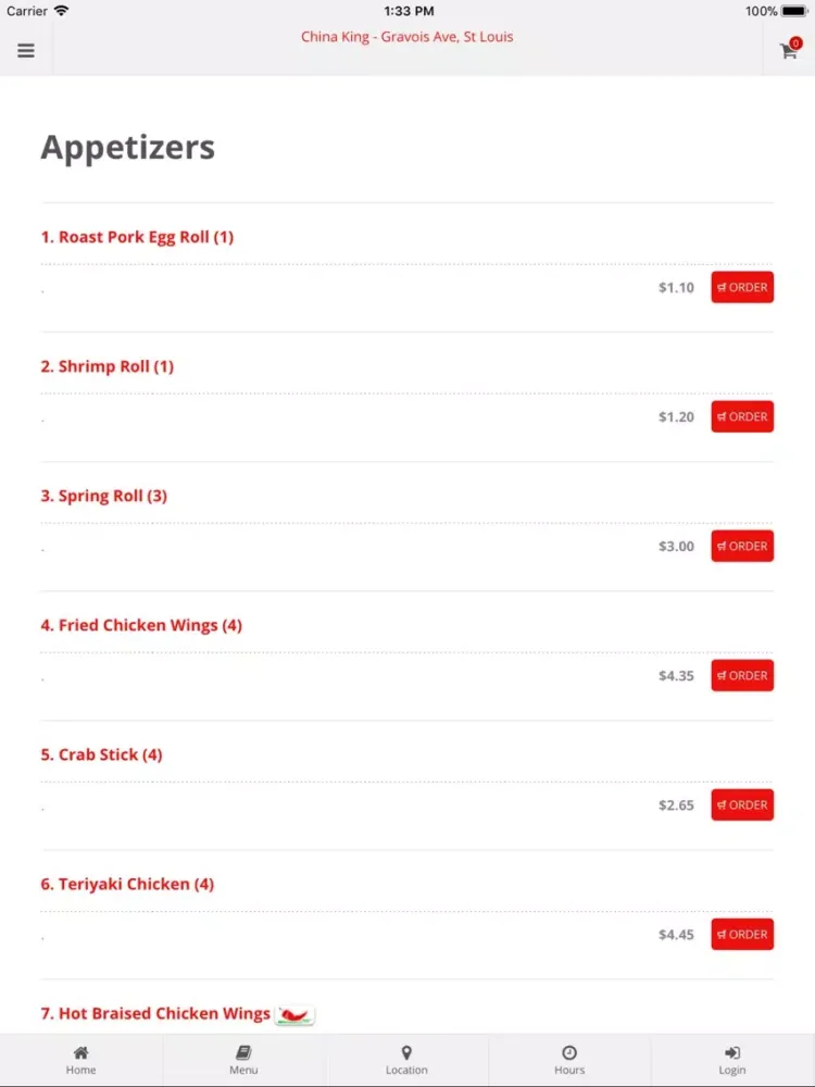 China King St Louis iPad  스크린샷