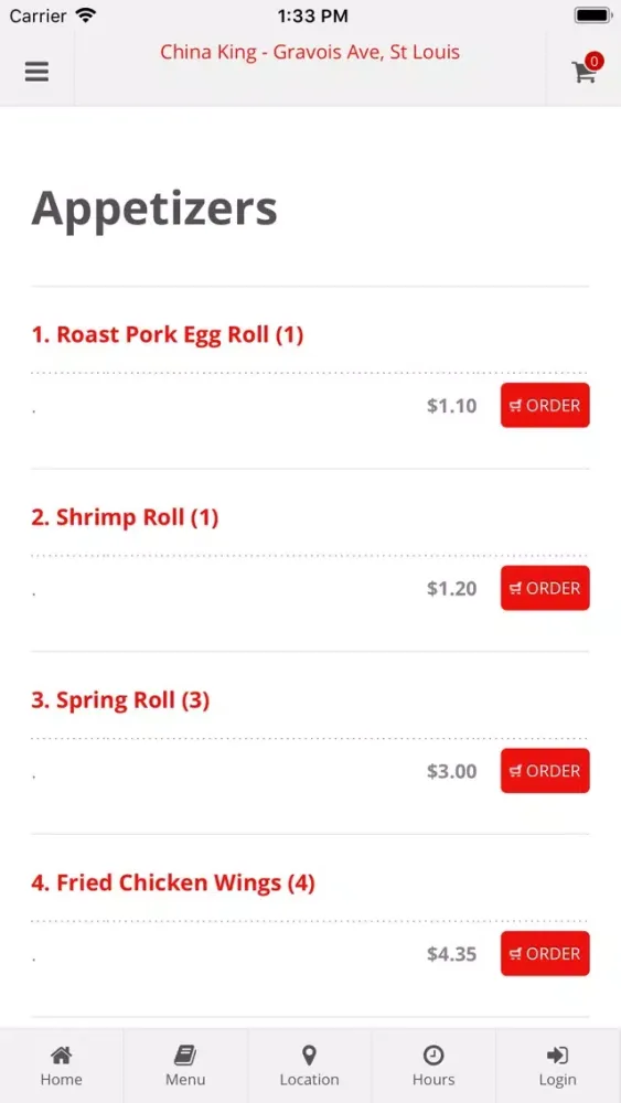 China King St Louis 스크린샷