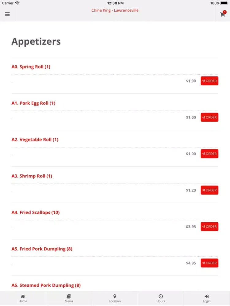 China King Lawrenceville iPad  سکرین شاٹس