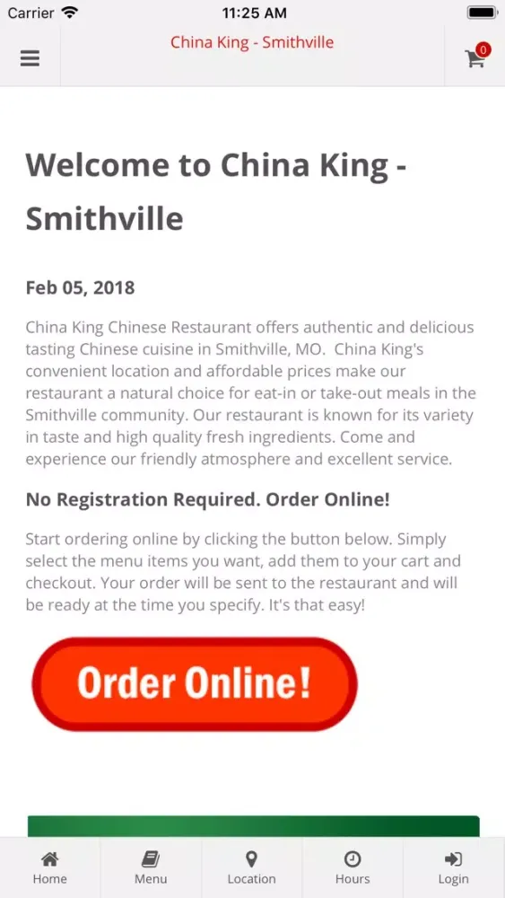 China King Smithville 스크린샷