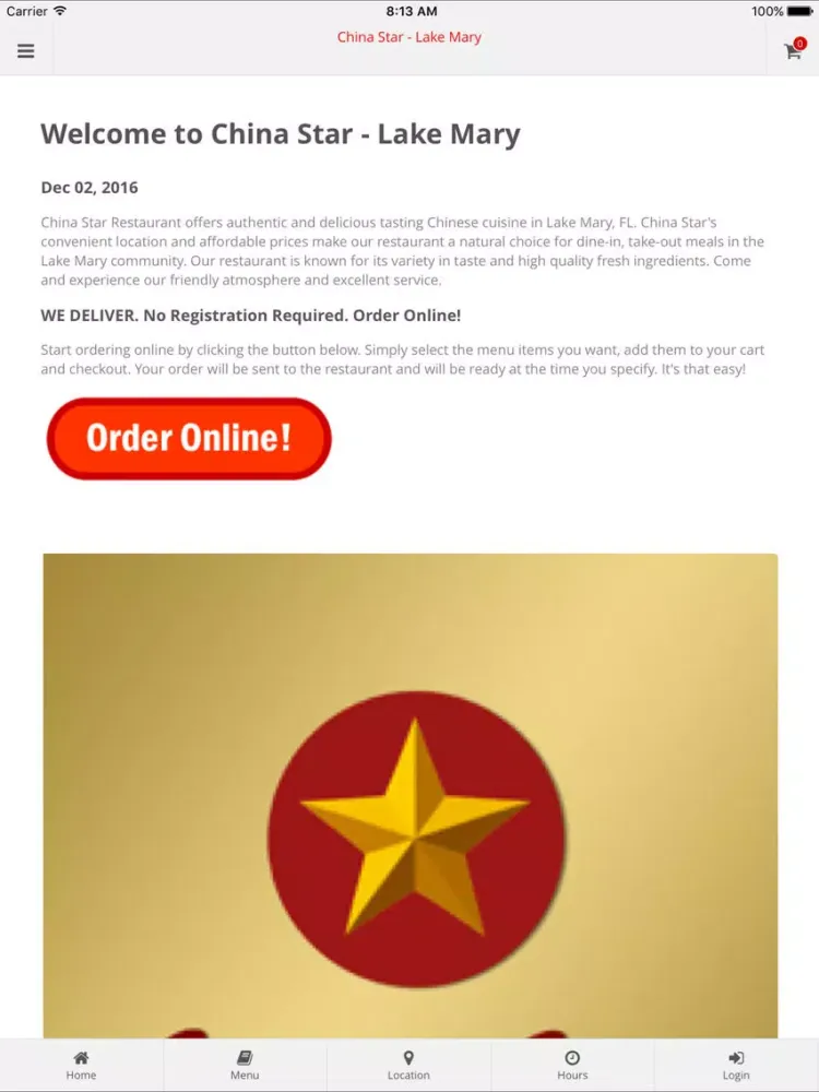 China Star - Lake Mary iPad  Ekran Görüntüleri