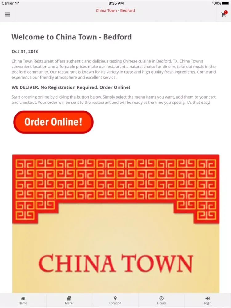 صور China Town - Bedford iPad 