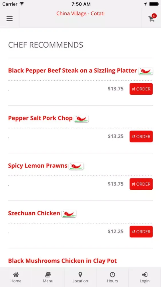 Captures d'écran de China Village - Cotati Online Ordering