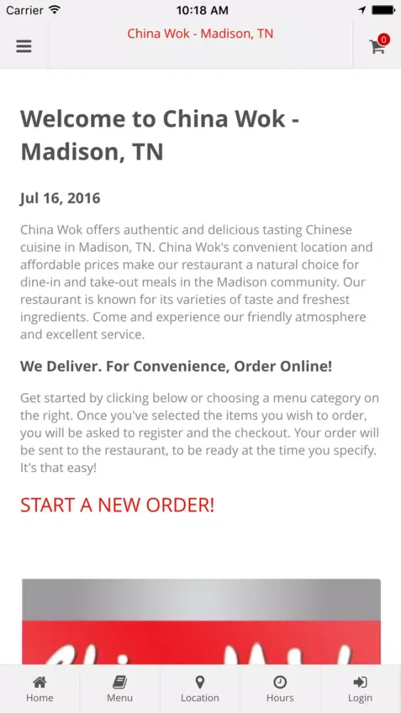 Скриншоты China Wok - Madison, TN Online Ordering
