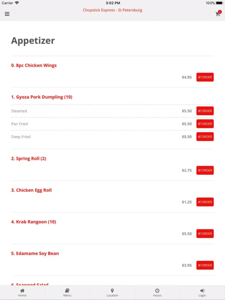 Скриншоты Chopstick Express SPS iPad 
