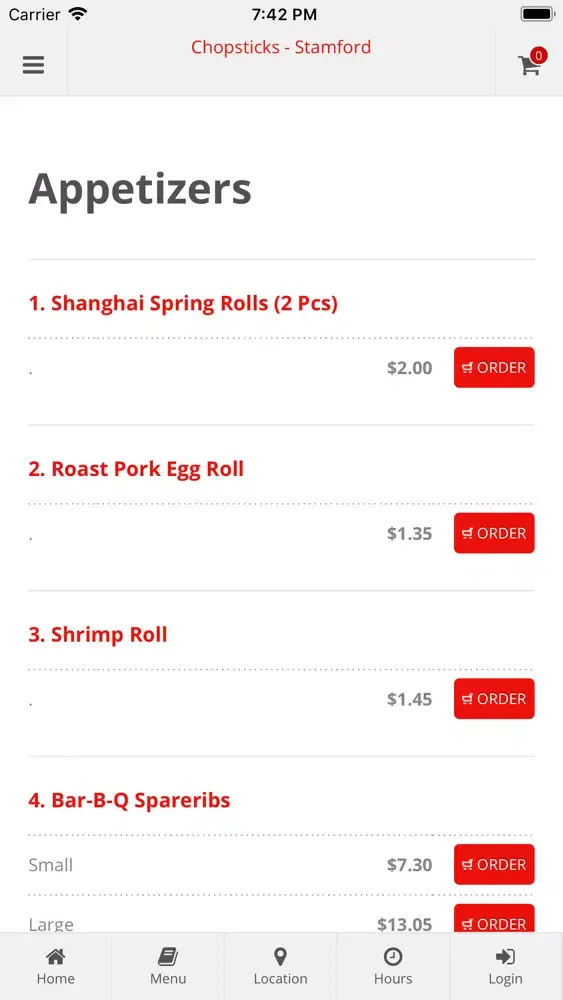 Chopsticks Stamford Screenshots