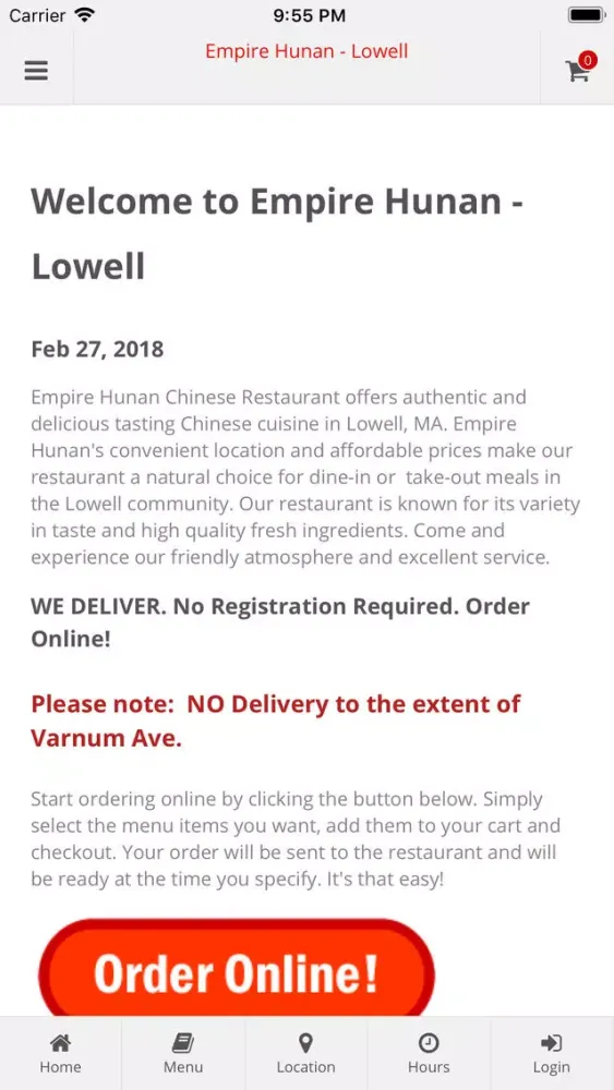 Zrzuty ekranu Empire Hunan Lowell