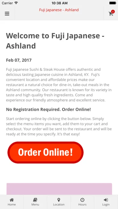Fuji Japanese - Ashland স্ক্রিনশট
