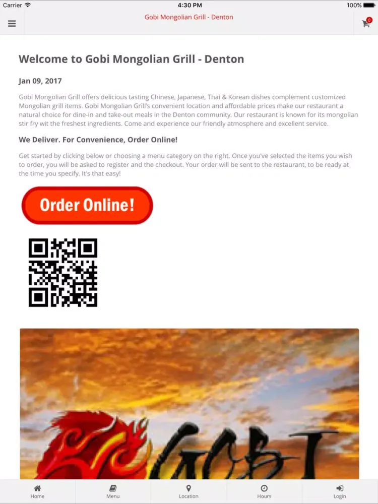صور Gobi Mongolian Grill Denton iPad 