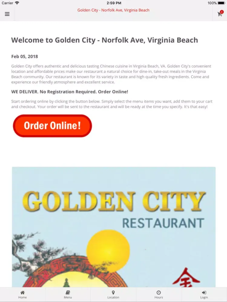 صور Golden City Virginia Beach iPad 