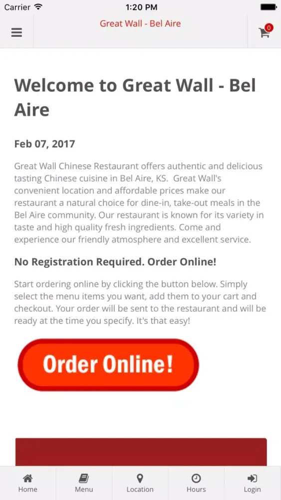Скриншоты Great Wall Restaurant Bel Aire
