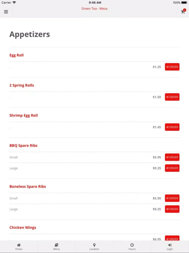 Green Tea Mesa iPad  स्क्रीनशॉट