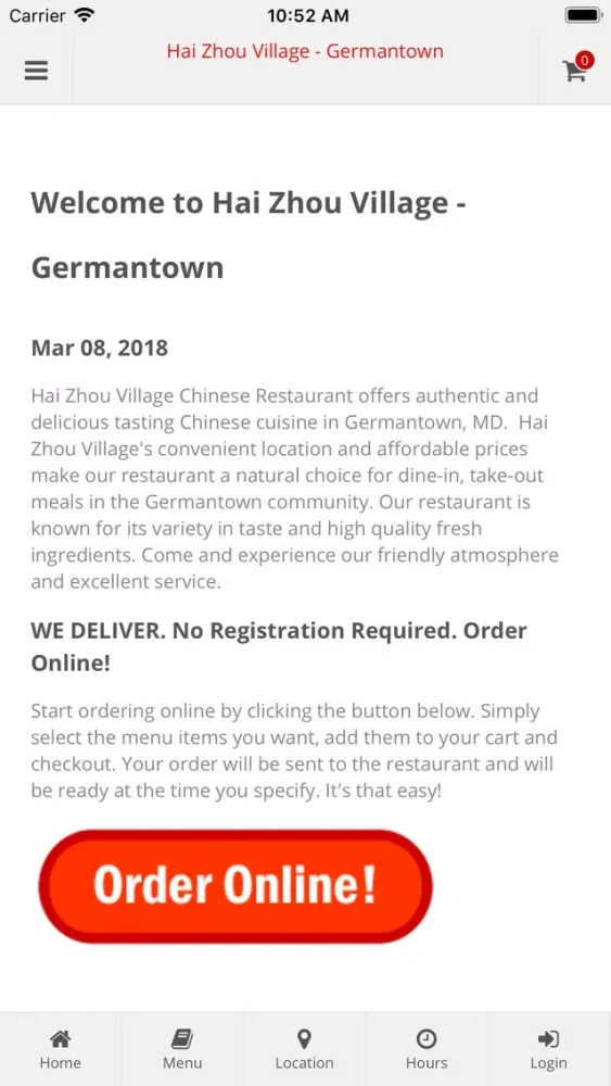 Zrzuty ekranu Hai Zhou Village Germantown
