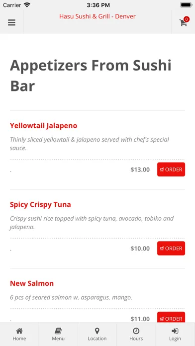 Hasu Sushi & Grill Denver 스크린샷