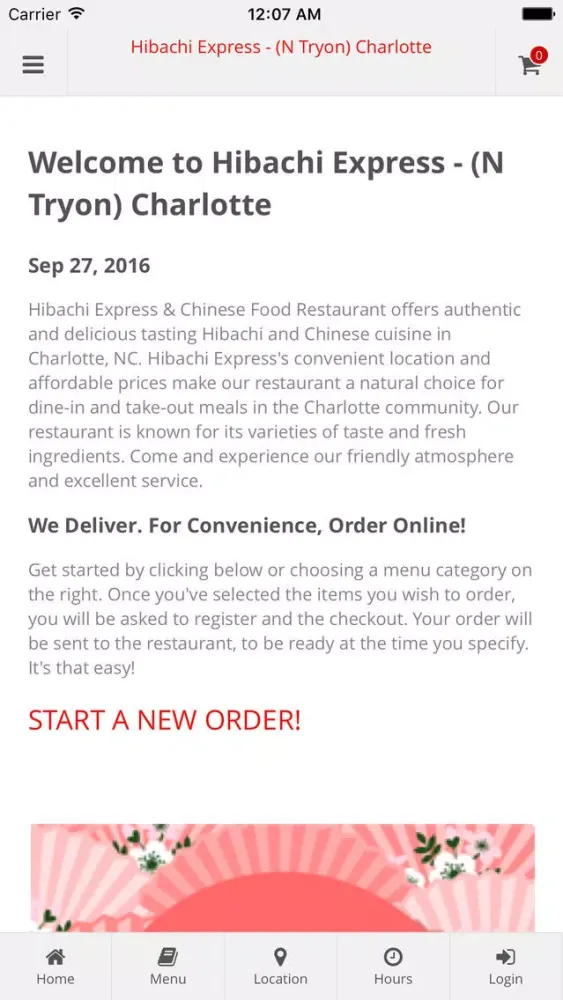 Hibachi Express Charlotte应用截图