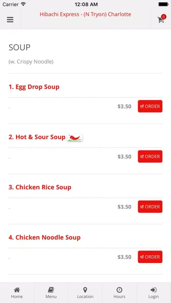 Hibachi Express Charlotte应用截图