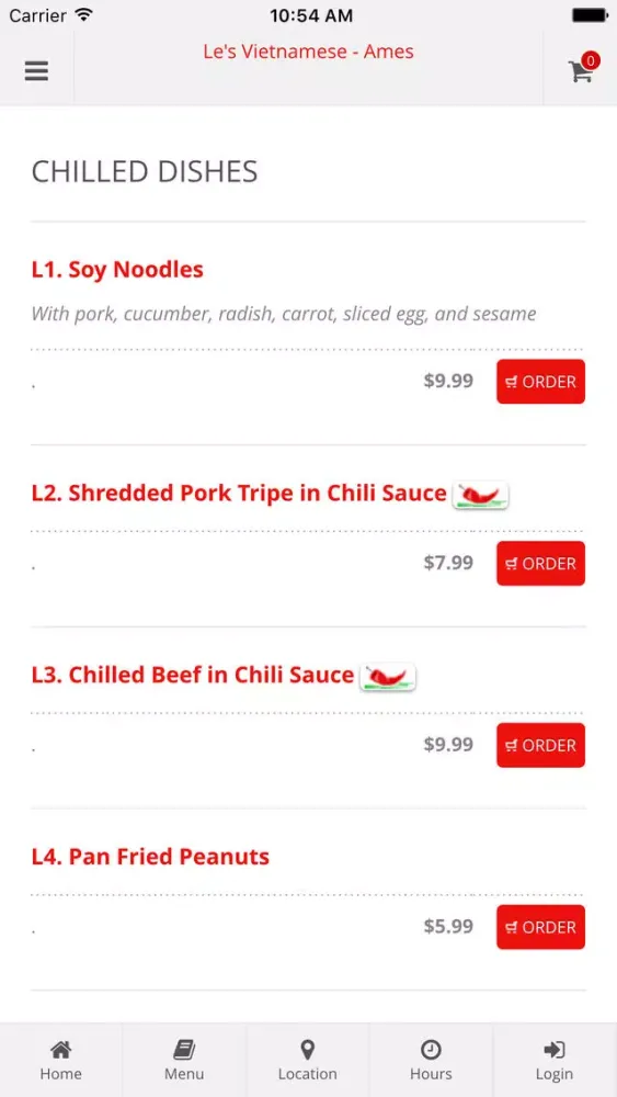 Le's Restaurant - Ames Online Ordering स्क्रीनशॉट