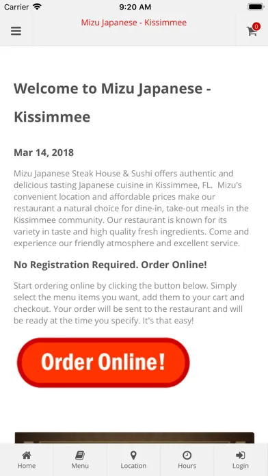 Mizu Japanese Kissimmee স্ক্রিনশট