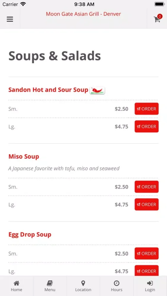 Moon Gate Asian Grill Denver应用截图