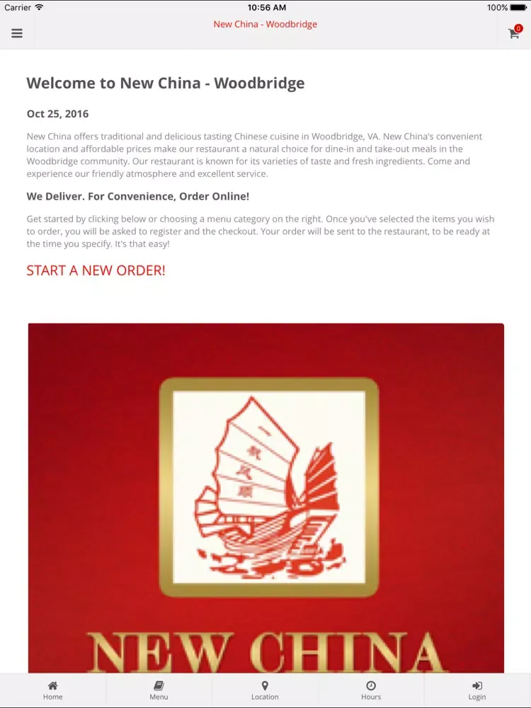 Tangkapan layar New China - Woodbridge iPad 
