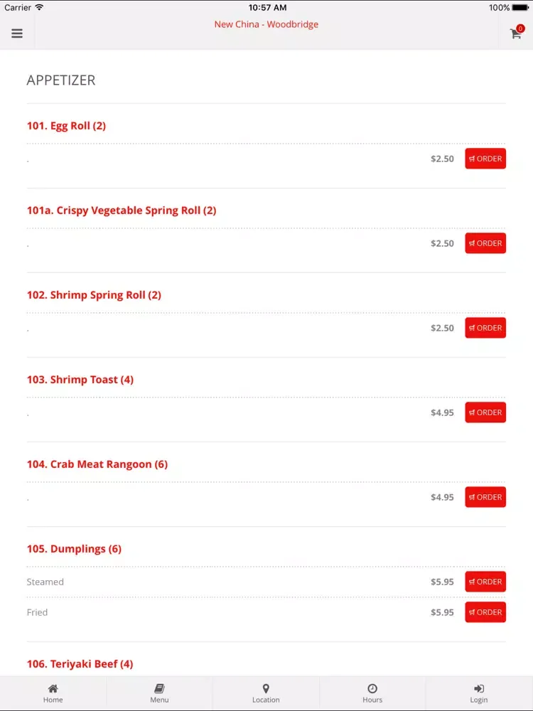 Tangkapan layar New China - Woodbridge iPad 