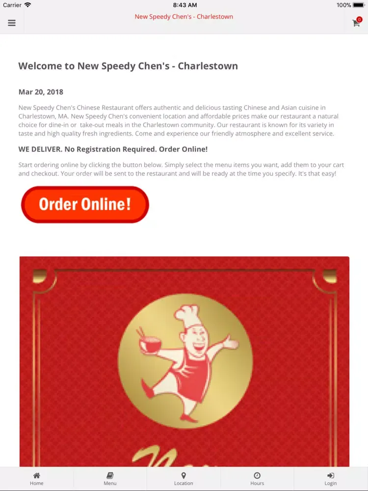 صور New Speedy Chen's Charlestown iPad 