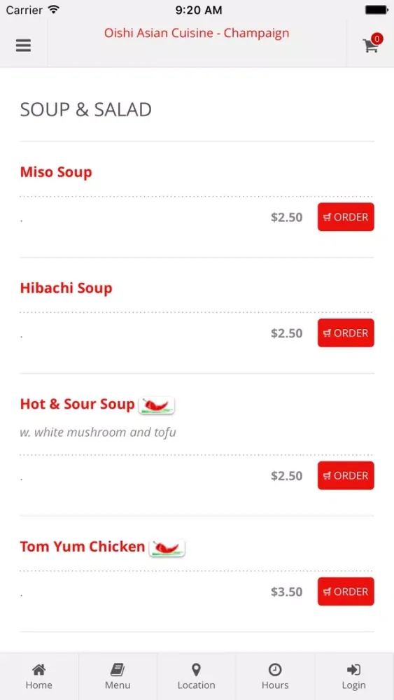 Oishi Asian Cuisine Champaign Ekran Görüntüleri