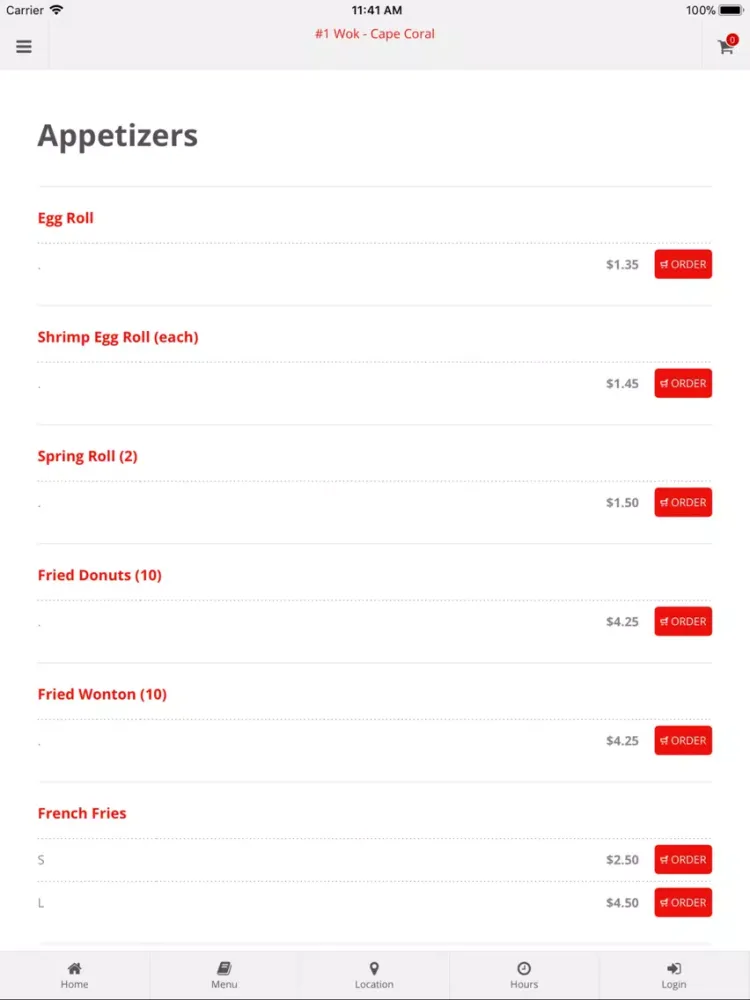 Скриншоты #1 Wok Cape Coral iPad 