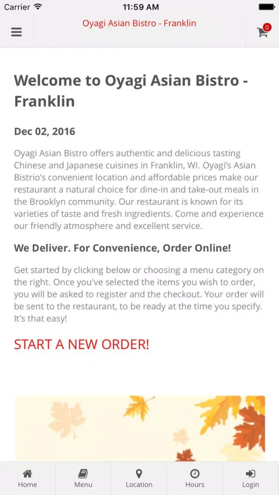 Oyagi Asian Bistro - Franklin স্ক্রিনশট