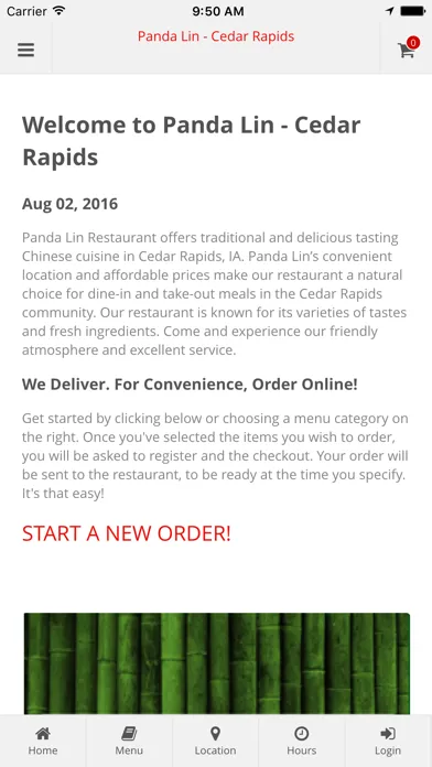 Capturas de pantalla de Panda Lin - Cedar Rapids Online Ordering