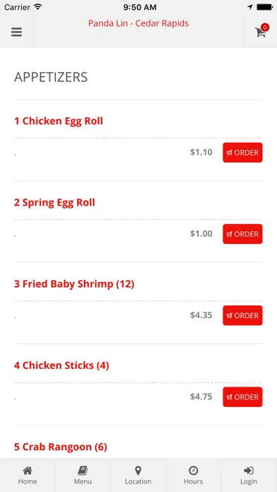 Capturas de pantalla de Panda Lin - Cedar Rapids Online Ordering