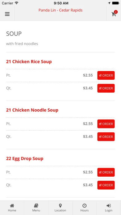 Capturas de pantalla de Panda Lin - Cedar Rapids Online Ordering