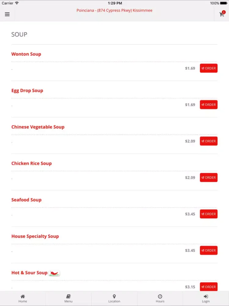 Poinciana Chinese - Kissimmee iPad 应用截图