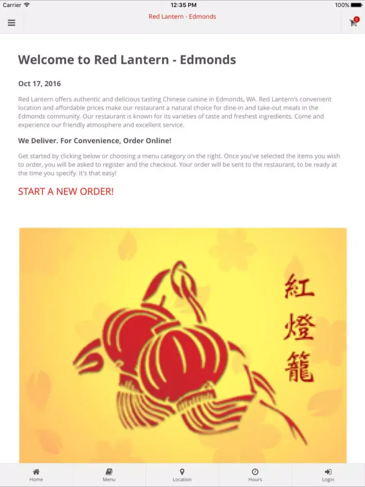 Red Lantern - Edmonds iPad  Screenshots