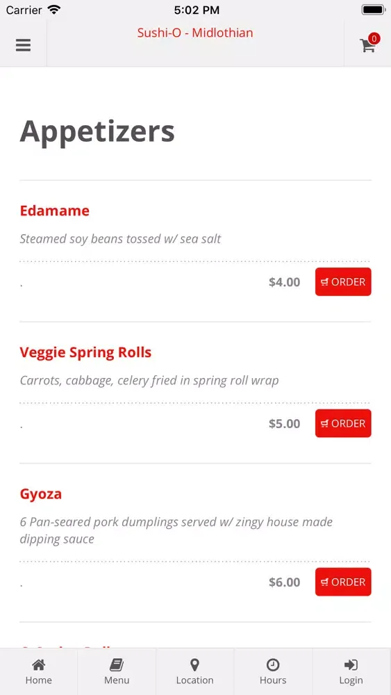 Capturas de pantalla de Sushi-O Midlothian