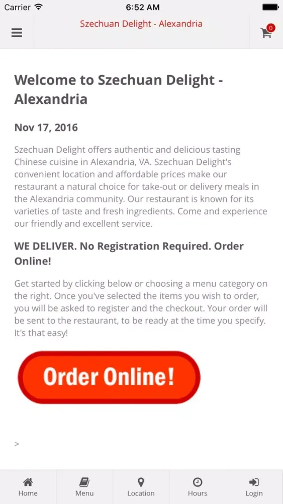 Captures d'écran de Szechuan Delight - Alexandria
