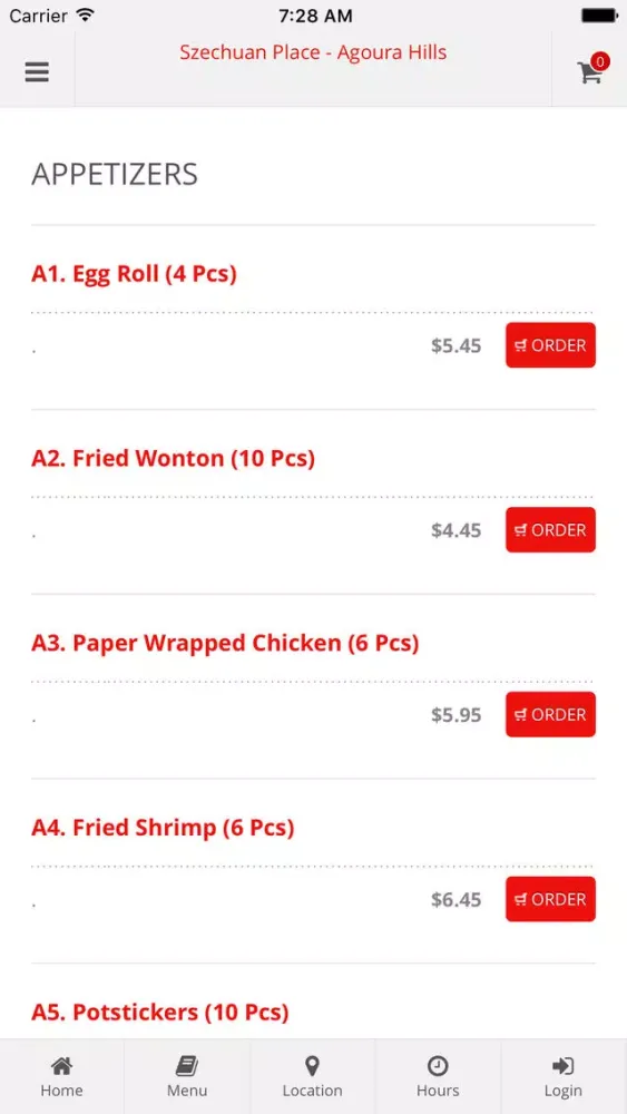 Szechuan Place - Agoura Hills Online Ordering应用截图