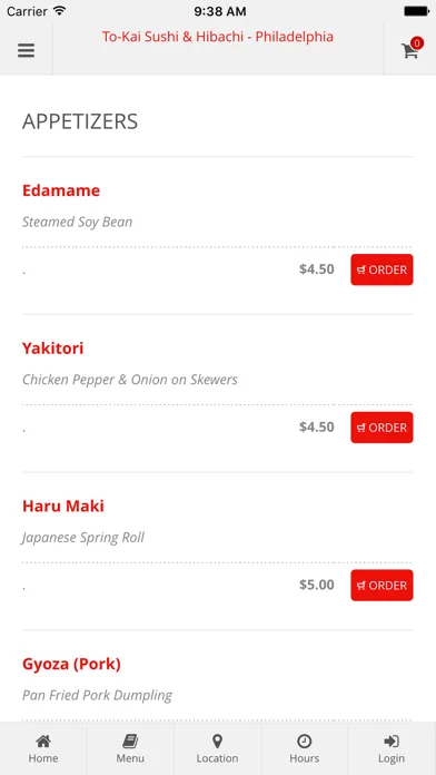 Ảnh chụp màn hình của To-Kai Sushi & Hibachi - Philadelphia Online Ordering